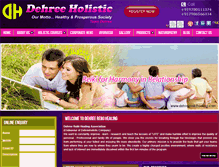 Tablet Screenshot of dehreereikihealing.com